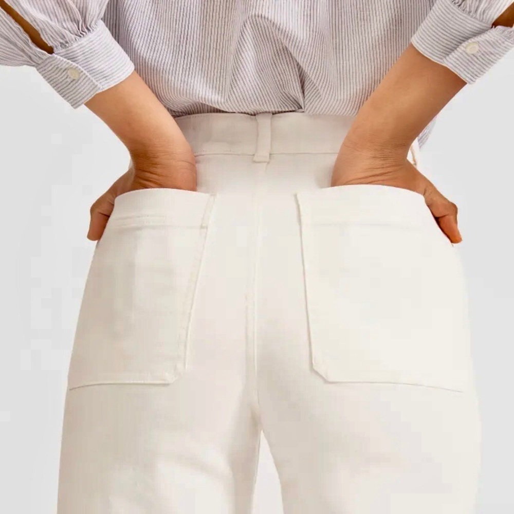 The Wide Leg Crop Pant-short